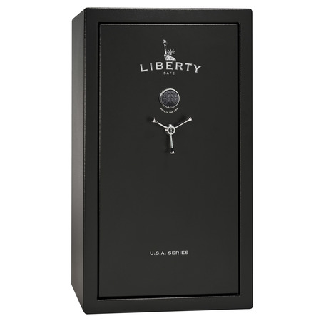 Liberty Safe USA 30 Safe, Textured Black w/Chrome Hardware & E-Lock US30-BKT-E-DP